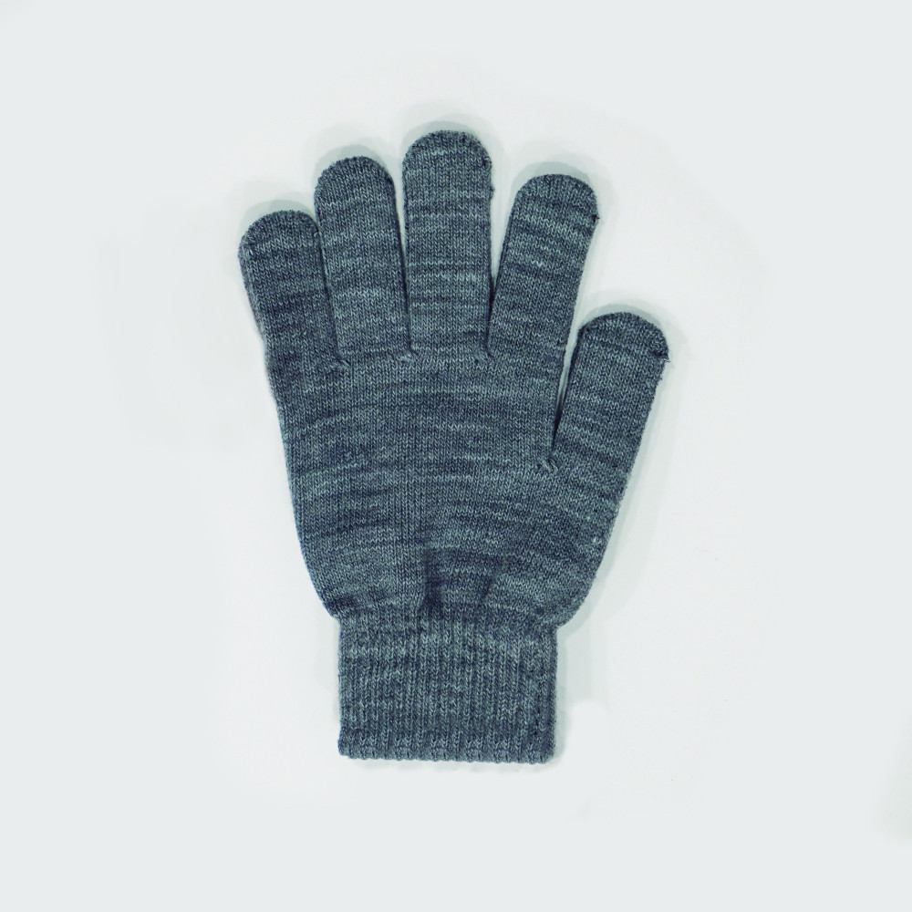 1566 GRIS JASPEADO GUANTES BÁSICOS INVIERNO